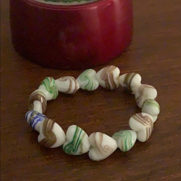 Murano hand blown glass erimish bracelet - Picture 2 of 16
